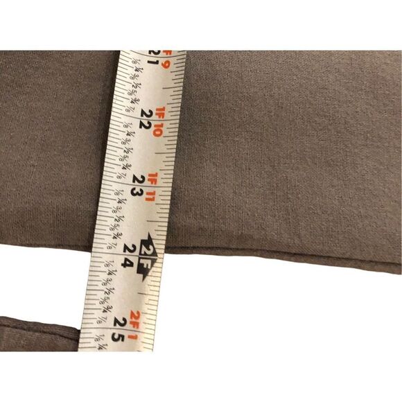 2 22” x 24” Pillow Covers Grey with Red Embroidered Flower Sunburst Full Zip Was - Picture 9 of 16